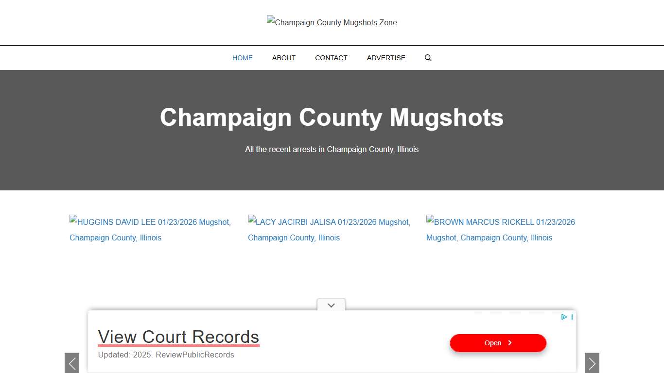 Champaign County Mugshots Zone